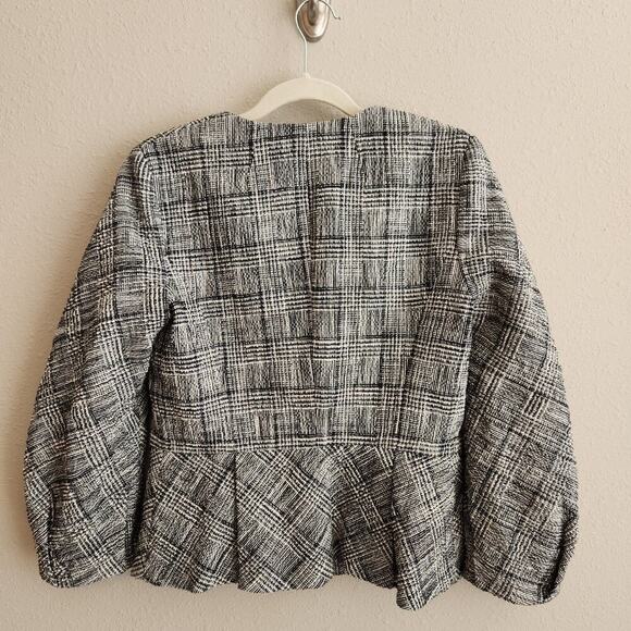 Banana Republic Black & White‎ Tweed Jacket/Blazer Size 8 - Picture 10 of 13